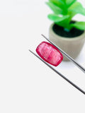 Pink Tourmaline Rectangle 10x16 mm Cabochon - Code D16- Origin Congo mines - Weight 8.72 carats - Natural Tourmaline Cabs