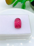 Pink Tourmaline Rectangle 10x16 mm Cabochon - Code D18 - Origin Congo mines - Weight 5.85 carats - Natural Tourmaline Cabs