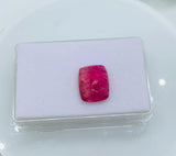 Pink Tourmaline Rectangle 12x16 mm Cabochon - Code D19 - Origin Congo mines - Weight 10.46 carats - Natural Tourmaline Cabs