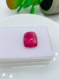 Pink Tourmaline Rectangle 13.5x16.5 mm Cabochon - Code D20 - Origin Congo mines - Weight 15.30 carats - Natural Tourmaline Cabs