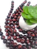 14mm Red Tiger Eye Round Beads- AAA Quality- Wholesale Tiger Eye Beads- Red Tiger Eye Beads -20 cm Length