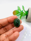 Green Tourmaline Oval 15.5X20.5 mm Cabochon - Code D24 - Origin Congo mines - Weight 26.40 carats - Natural Tourmaline Cabs