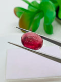Pink Tourmaline Oval 16x12 mm Cabochon - Code D- Origin Congo mines - Weight 13.90 carats - Natural Tourmaline Cabs