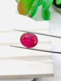 Pink Tourmaline Oval 15x12 mm Cabochon - Code D37 - Origin Congo mines - Weight 11 carats - Natural Tourmaline Cabs