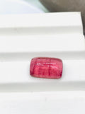 Pink Tourmaline Rectangle 13x10 mm Cabochon - Code D43 - Origin Congo mines - Weight 8.86 carats - Natural Tourmaline Cabs
