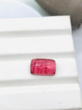 Pink Tourmaline Rectangle 13x10 mm Cabochon - Code D43 - Origin Congo mines - Weight 8.86 carats - Natural Tourmaline Cabs