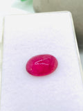 Pink Tourmaline Oval 14x10 mm Cabochon - Code D45 - Origin Congo mines - Weight 5.37 carats - Natural Tourmaline Cabs