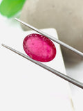 Pink Tourmaline Oval 14x10 mm Cabochon - Code D45 - Origin Congo mines - Weight 5.37 carats - Natural Tourmaline Cabs
