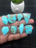 Turquoise Cabochon • Code M1- M8 • AAA Quality • Natural Turquoise Cabs • Turquoise Loose Stone