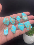 Turquoise Cabochon • Code M9- M16 • AAA Quality • Natural Turquoise Cabs • Turquoise Loose Stone
