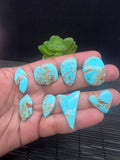 Turquoise Cabochon • Code M17- M124 • AAA Quality • Natural Turquoise Cabs • Turquoise Loose Stone