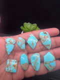 Turquoise Cabochon • Code M25- M32 • AAA Quality • Natural Turquoise Cabs • Turquoise Loose Stone