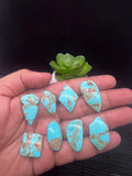 Turquoise Cabochon • Code M25- M32 • AAA Quality • Natural Turquoise Cabs • Turquoise Loose Stone