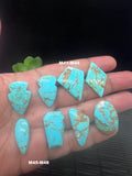 Turquoise Cabochon • Code M41- M48 • AAA Quality • Natural Turquoise Cabs • Turquoise Loose Stone