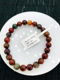 Multi Rutile Bracelet • 8 mm Size • Code #K1 • AAA Quality • Natural Rutilated Quartz Round Bracelet