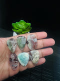 Aqua Chalcedony Cabochon • Code M1- M6 • AAA Quality • Natural Aqua Chalcedony Cabs • Perfect for Jewelry Making • Wire Wrapping Stone