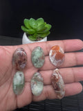 Aqua Chalcedony Cabochon • Code M25- M30 • AAA Quality • Natural Aqua Chalcedony Cabs • Perfect for Jewelry Making • Wire Wrapping Stone