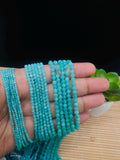 2-4mm Amazonite Round beads, Length 40 Cm , Natural Amazonite in AA Quality