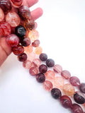 20mm Flower Quartz Round Beads – AAA Quality Gemstone Strand, origin Brazil. natural big size gemstone. Crystal flower Quartz.