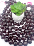 Hessonite Garnet 18MM Round Beads, - Big size Garnet, AAA Quality Beads- Length 16 Inch.