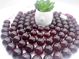 Hessonite Garnet 18MM Round Beads, - Big size Garnet, AAA Quality Beads- Length 16 Inch.