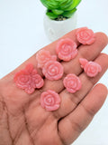 Pink Opal Carving - Code P9 - P12 - Natural Pink Opal Loose Piece - Pink Opal Pendant