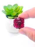 Pink tourmaline Carving - Code #T2 - Size 21X22 mm - Weight 8.6 gm- Natural Pink Opal Loose Piece - Pink Opal Pendant