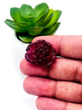 Pink tourmaline Carving - Code #T3 - Size 21X25 mm - Weight 8.2 gm- Natural Pink Opal Loose Piece - Pink Opal Pendant