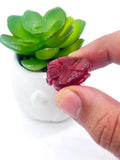 Pink tourmaline Carving - Code #T3 - Size 21X25 mm - Weight 8.2 gm- Natural Pink Opal Loose Piece - Pink Opal Pendant