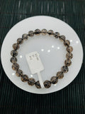 Black Rutile Bracelet 8.5 mm Size • Code #K2 • AAA Quality • Natural Rutilated Quartz • Rutile Round Beads Bracelet