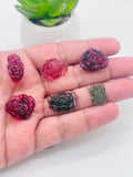 Pink tourmaline Carving - Code #12-17 - Size ---mm - Weight -- Natural Pink Opal Loose Piece - Pink Opal Pendant