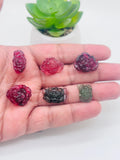 Pink tourmaline Carving - Code #12-17 - Size ---mm - Weight -- Natural Pink Opal Loose Piece - Pink Opal Pendant