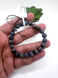 Pitersite Bracelet• 8 mm Size • Code #P1 • AAAA Quality • 7.5'' length • Natural Sapphire Round Bracelet