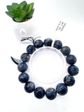 Pitersite Bracelet• 14 mm Size • Code #P4 • AAAA Quality • 7.5'' length • Natural Sapphire Round Bracelet