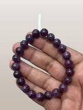 Star Ruby Round Bracelet • 9 mm Size • Code S5• 7.5 Inch Length • AAA Quality • Natural Star Ruby Bracelet