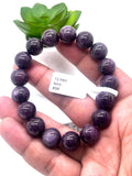 Star Ruby Round Bracelet • 12 mm Size • Code S8• 7.5 Inch Length • AAA Quality • Natural Star Ruby Bracelet