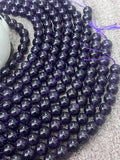 10MM Amethyst Round Beads , Length 40cm, Natural Amethyst Round .AAA Quality origin Africa