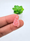 Pink Opal Carving - Code P9 - P12 - Natural Pink Opal Loose Piece - Pink Opal Pendant