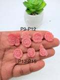 Pink Opal Carving - Code P9 - P12 - Natural Pink Opal Loose Piece - Pink Opal Pendant