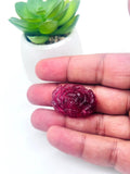 Pink tourmaline Carving - Code #T1 - Size 29X22 mm - Weight 8.3 gm- Natural Pink Opal Loose Piece - Pink Opal Pendant