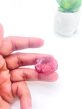 Pink tourmaline Carving - Code #T1 - Size 29X22 mm - Weight 8.3 gm- Natural Pink Opal Loose Piece - Pink Opal Pendant