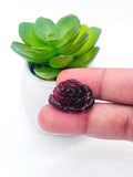 Pink tourmaline Carving - Code #4-7 - Size 21X25 mm - Weight -- Natural Pink Opal Loose Piece - Pink Opal Pendant
