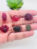 Pink tourmaline Carving - Code #12-17 - Size ---mm - Weight -- Natural Pink Opal Loose Piece - Pink Opal Pendant
