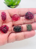 Pink tourmaline Carving - Code #12-17 - Size ---mm - Weight -- Natural Pink Opal Loose Piece - Pink Opal Pendant