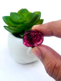 Pink tourmaline Carving - Code #12-17 - Size ---mm - Weight -- Natural Pink Opal Loose Piece - Pink Opal Pendant