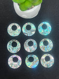 Abalone Shell pendant - 30mm Size- Pack of 4 Pcs- AAAA Quality- Natural Abalone Cabochons
