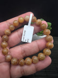 Yellow Sapphire Bracelet• mm Size-9mm • Code #Y2 • AAAA Quality • 7.5'' length • Natural Sapphire Round Bracelet