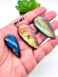 Labradorite Cabochon • Code M1-M3 • AAA Quality • Natural Labradorite Cabs • Perfect for Jewelry Making