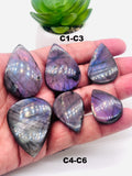 Labradorite Cabochon • Code C1-C6 • AAA Quality • Natural Labradorite Cabs • Perfect for Jewelry Making