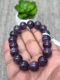 Star Ruby Round Bracelet • 12 mm Size • Code S8• 7.5 Inch Length • AAA Quality • Natural Star Ruby Bracelet